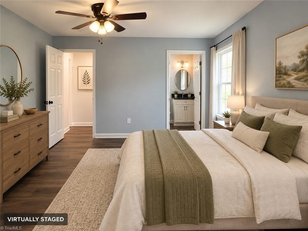 6129 Ridge Road Lexington, NC 27295 - Photo 4 of 37 Virtually Staged Primary Bedroom