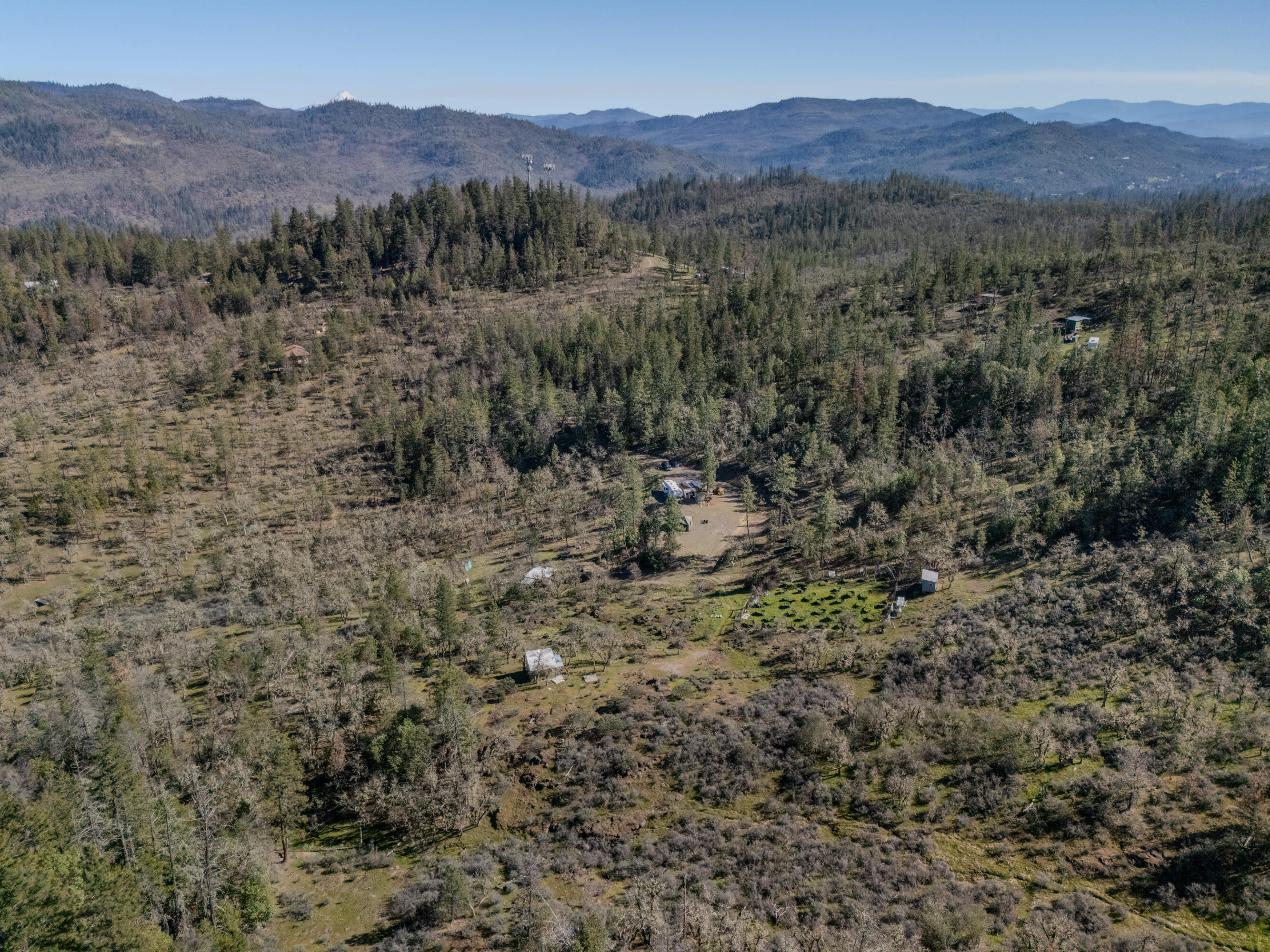 300 Citadel Road Trail, OR 97541 - Photo 20 of 25 a view of a forest with mountains in the background