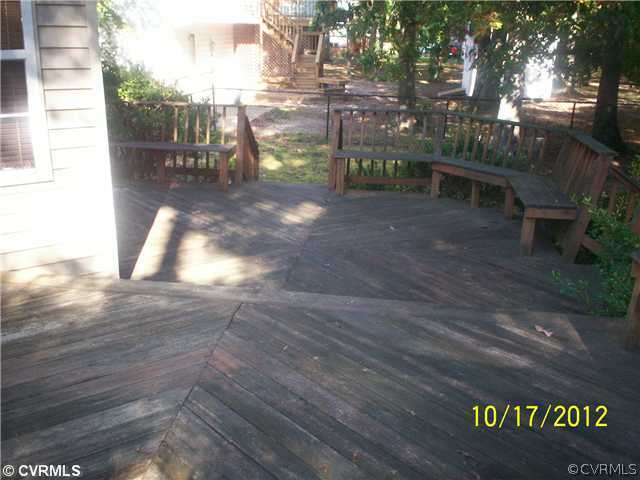 1320 Tree Ridge Road Henrico, VA 23231 - Photo 6 of 7 a view of outdoor space with wooden floor and lake view