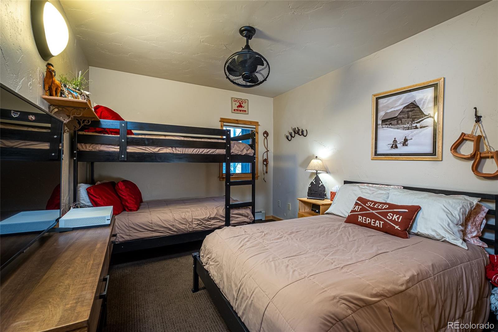 2533 Longthong Road Steamboat Springs, CO 80487 - Photo 12 of 17 Second bedroom