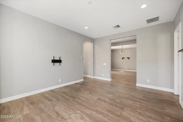 a view of an empty room