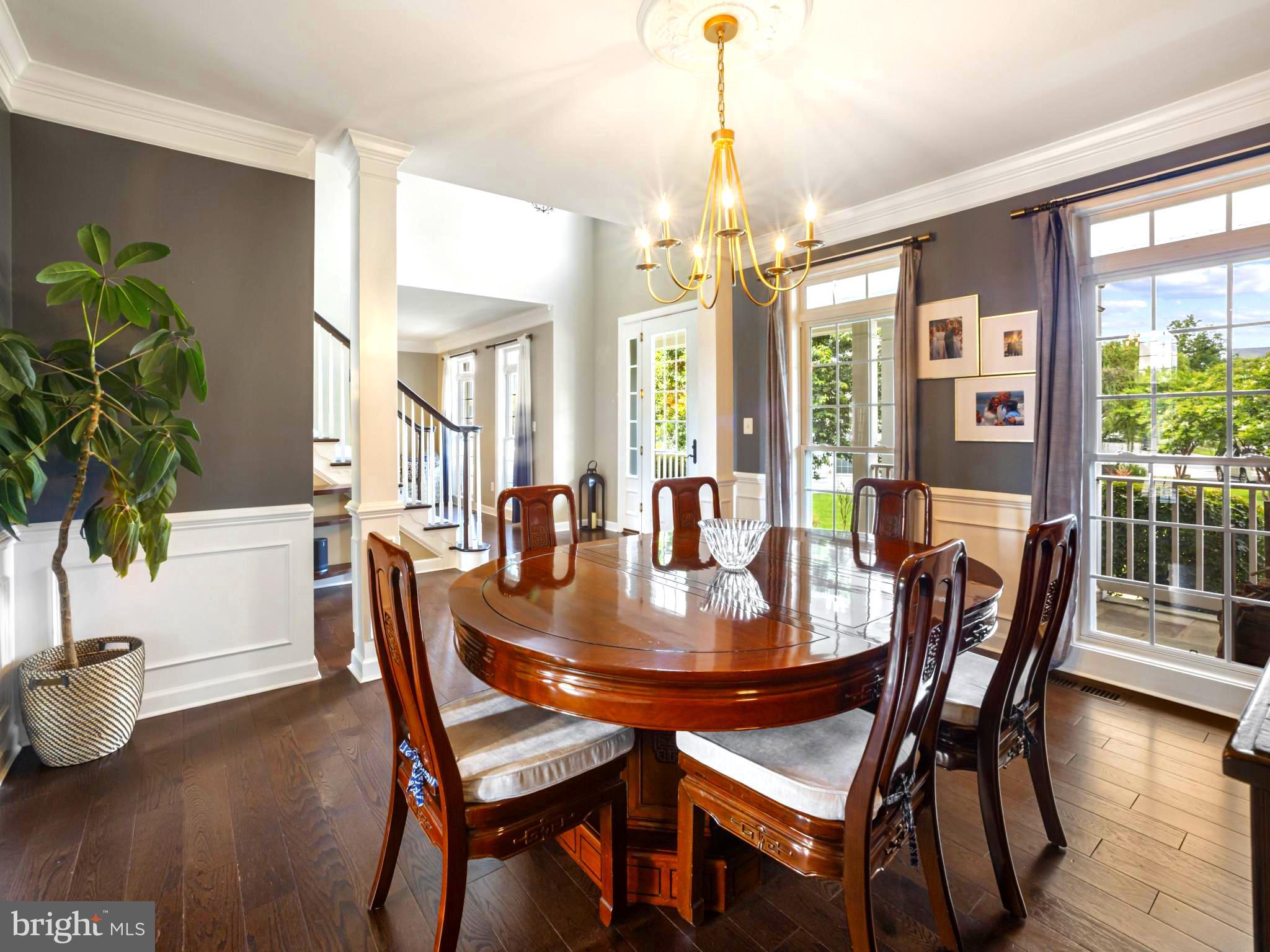 733 Seneca Drive Odenton, MD 21113 - Photo 13 of 83 Spacious Dining Room w/ nice trim work throughout