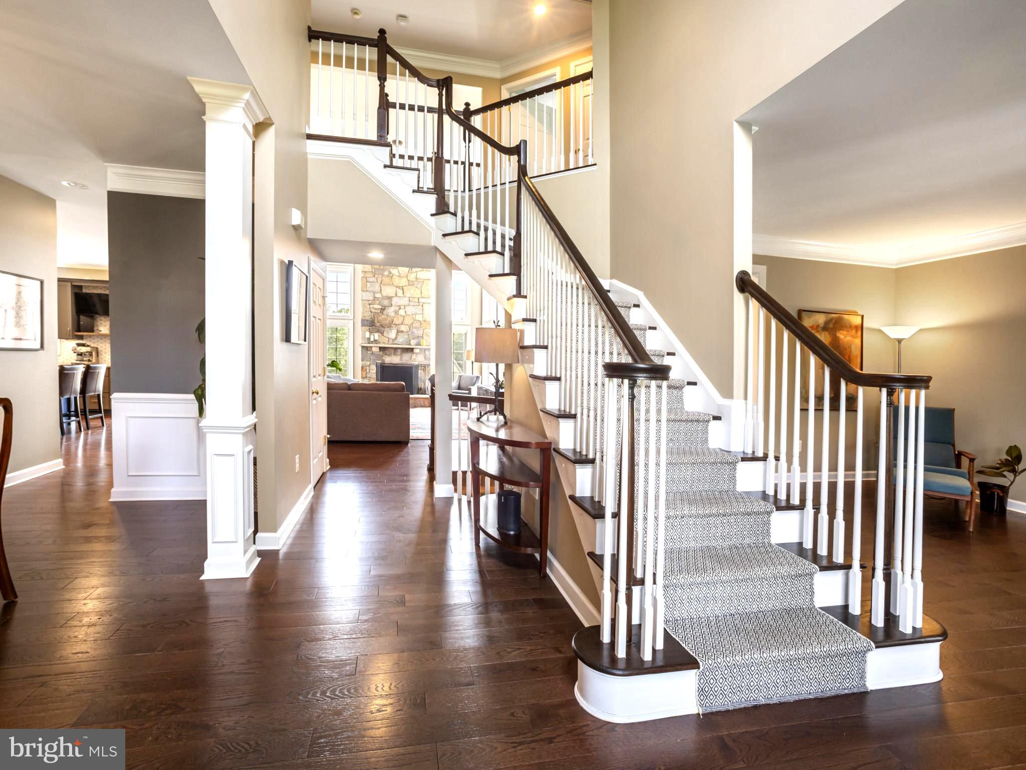 733 Seneca Drive Odenton, MD 21113 - Photo 3 of 83 a view of entryway and hall with wooden floor