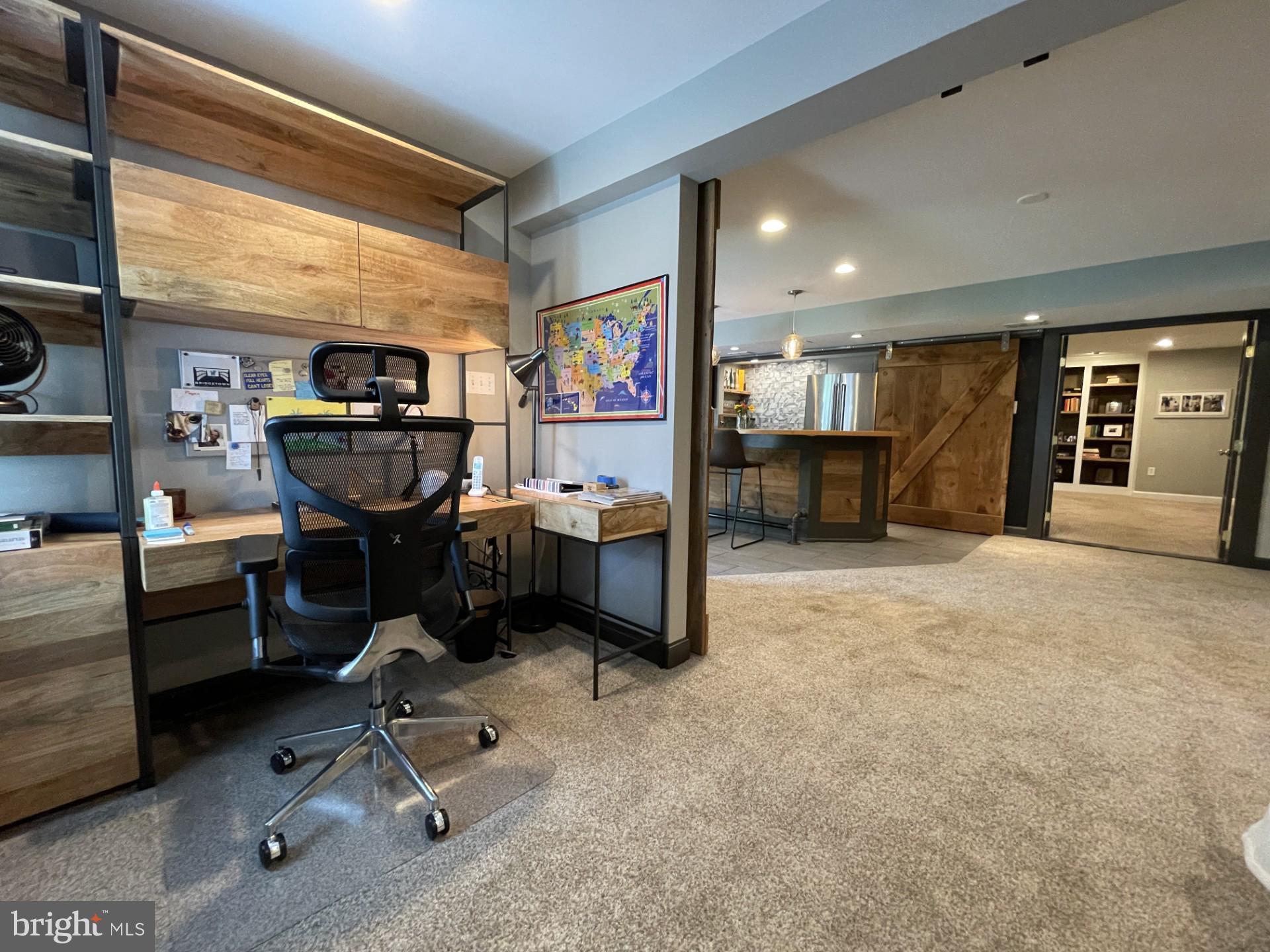 733 Seneca Drive Odenton, MD 21113 - Photo 61 of 83 Office and Daybed with Barn Doors