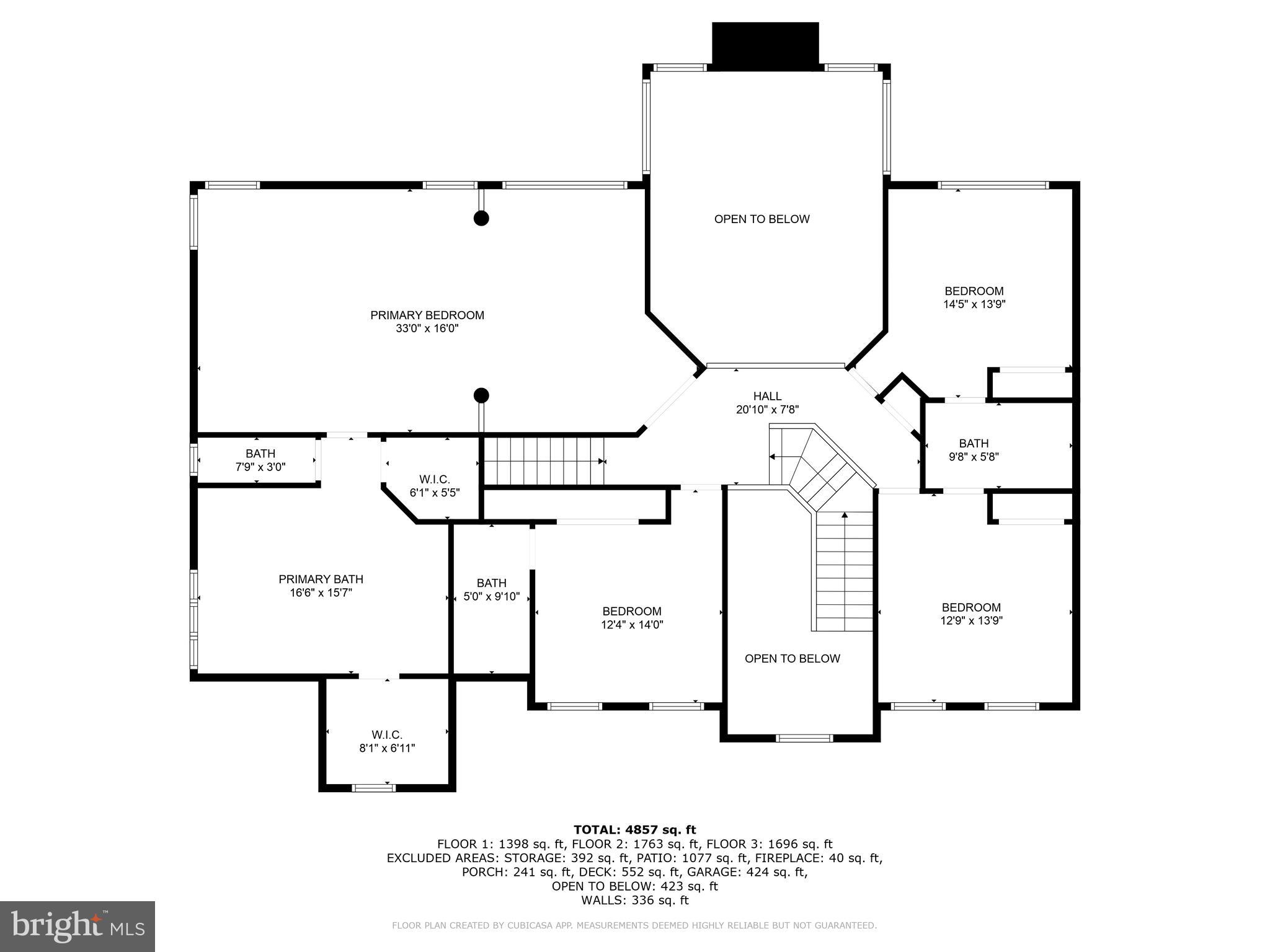 733 Seneca Drive Odenton, MD 21113 - Photo 82 of 83 Upper Level Floor Plan