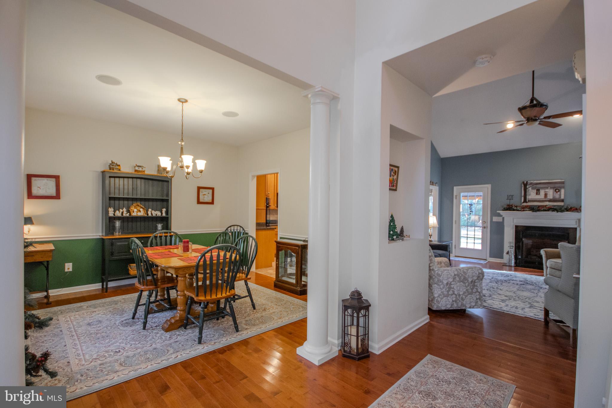 7395 Cherry Walk Road Hebron, MD 21830 - Photo 14 of 61 a view of a livingroom with furniture and a fireplace