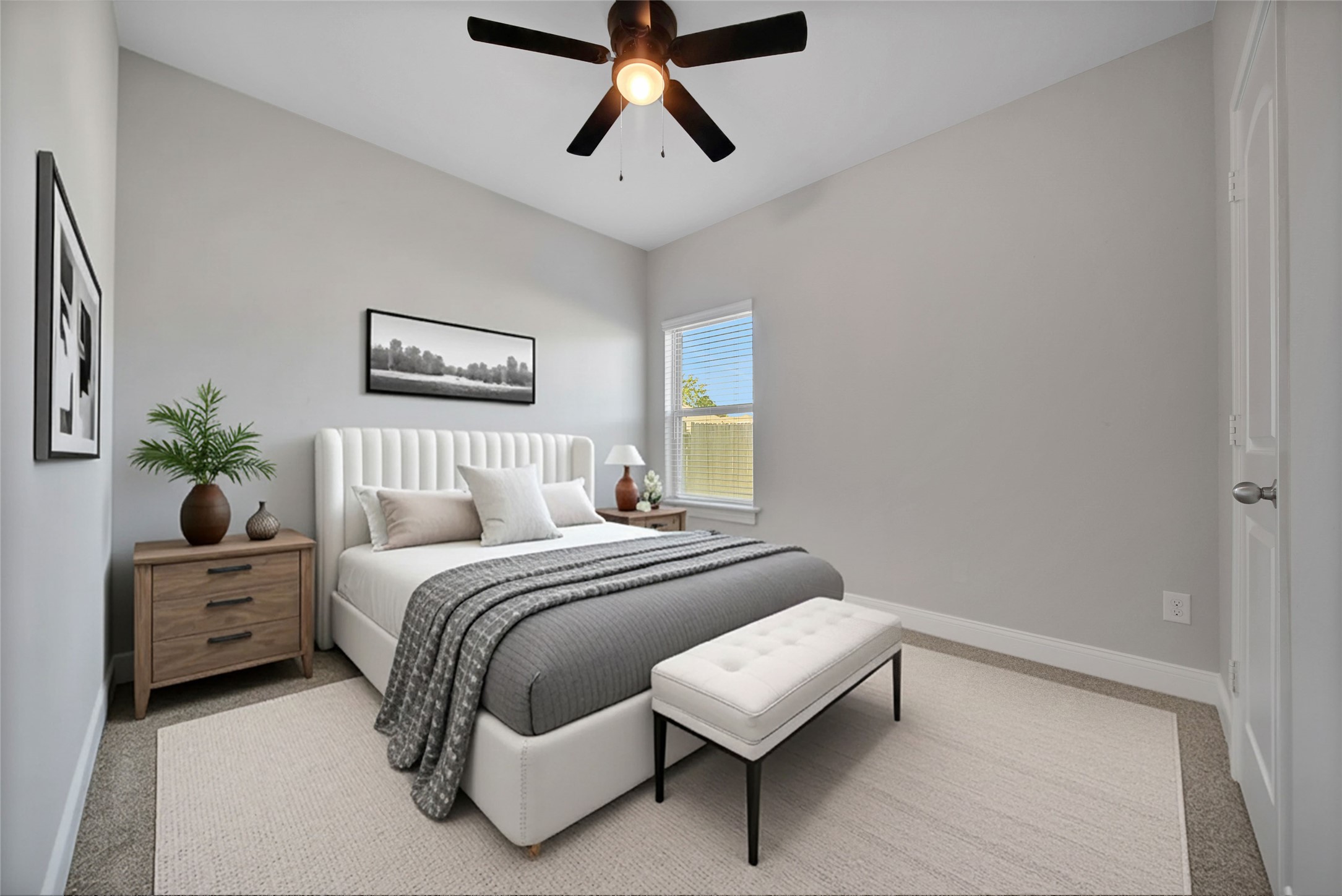 2415 Sutton Hollow Court Spring, TX 77373 - Photo 16 of 40 a bedroom with a bed and furniture