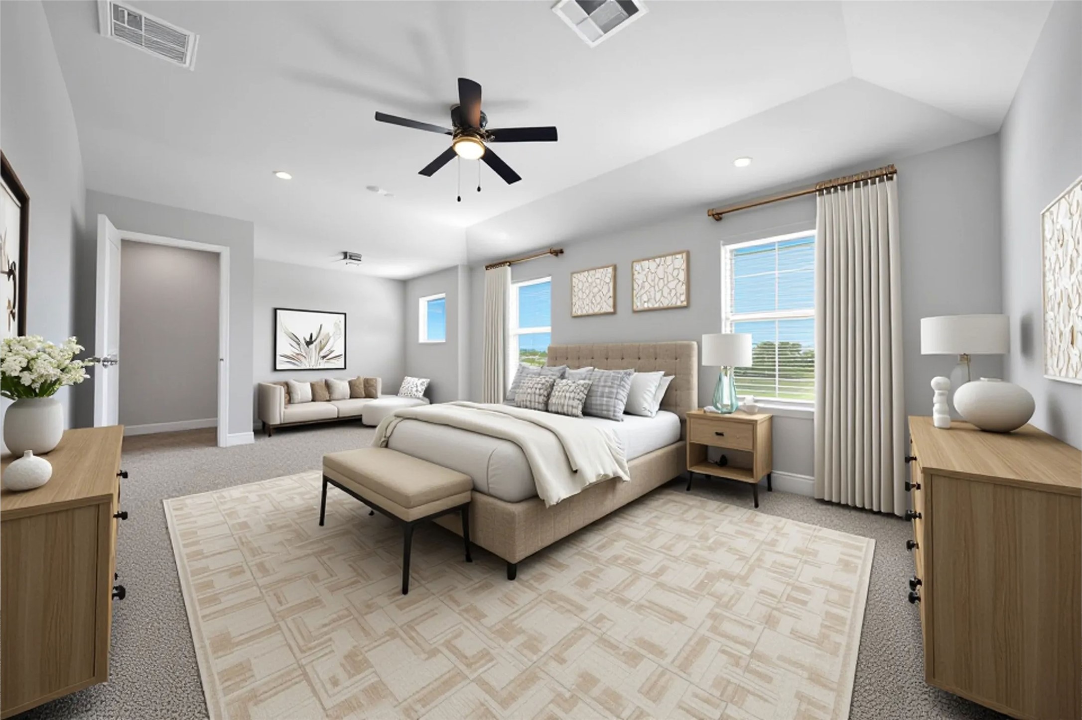 2415 Sutton Hollow Court Spring, TX 77373 - Photo 22 of 40 a bedroom with a bed and window