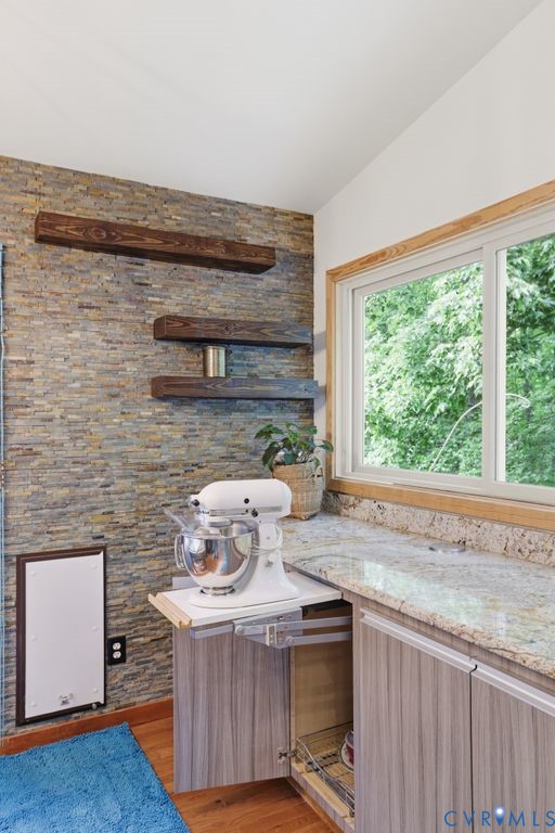 1061 Turkey Ridge Drive Moseley, VA 23120 - Photo 14 of 51 a stove top oven sitting inside of a kitchen