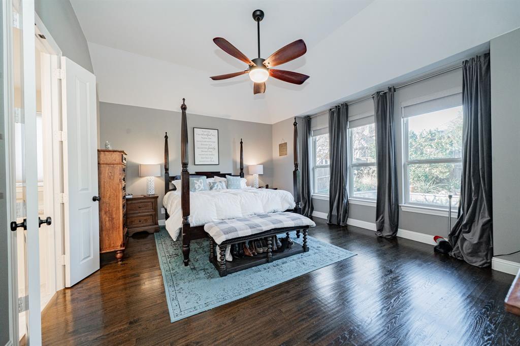 944 Highpoint Way Roanoke, TX 76262 - Photo 17 of 39 a living room with bed furniture and a large window