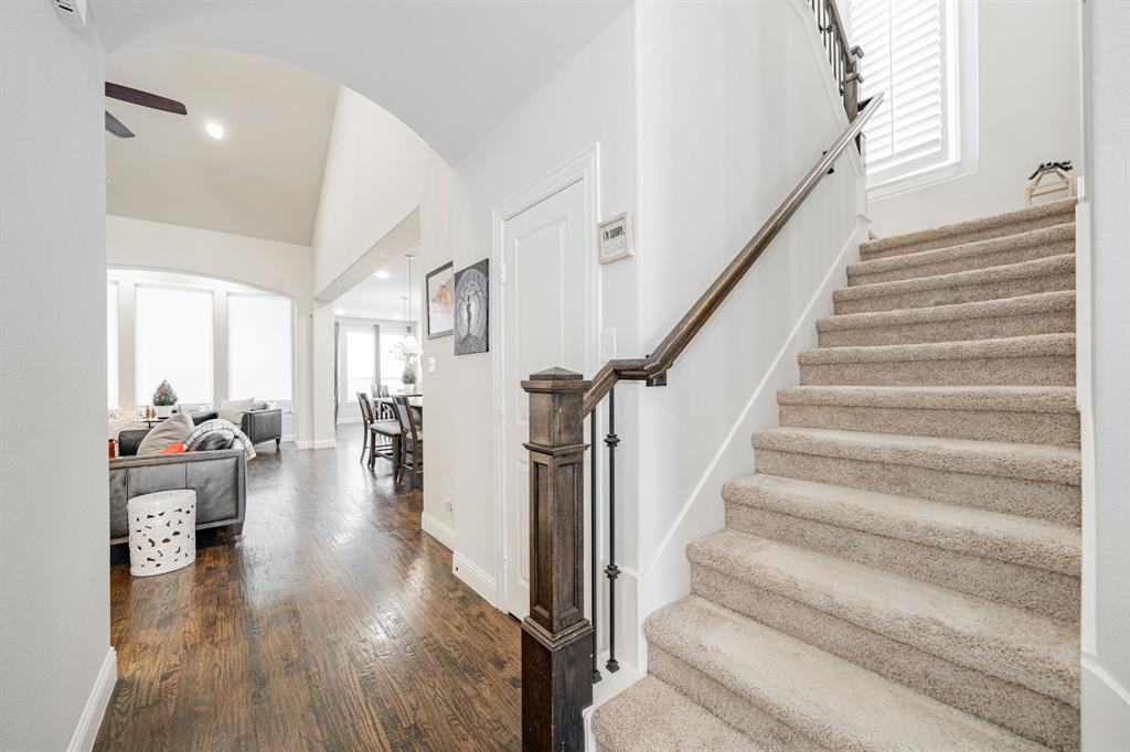 944 Highpoint Way Roanoke, TX 76262 - Photo 24 of 39 a view of entryway and hall with wooden floor