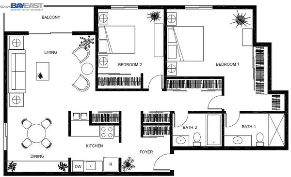 a view of a livingroom with a ceiling fan wooden floor and ceiling fan
