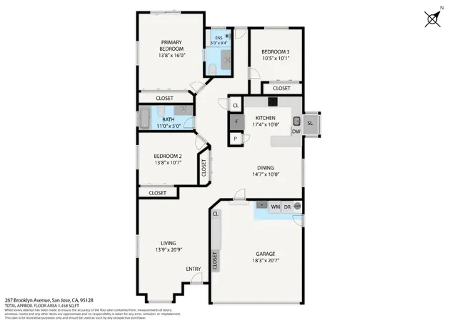 $1,650,000 | 267 Brooklyn Avenue, San Jose, CA 95128