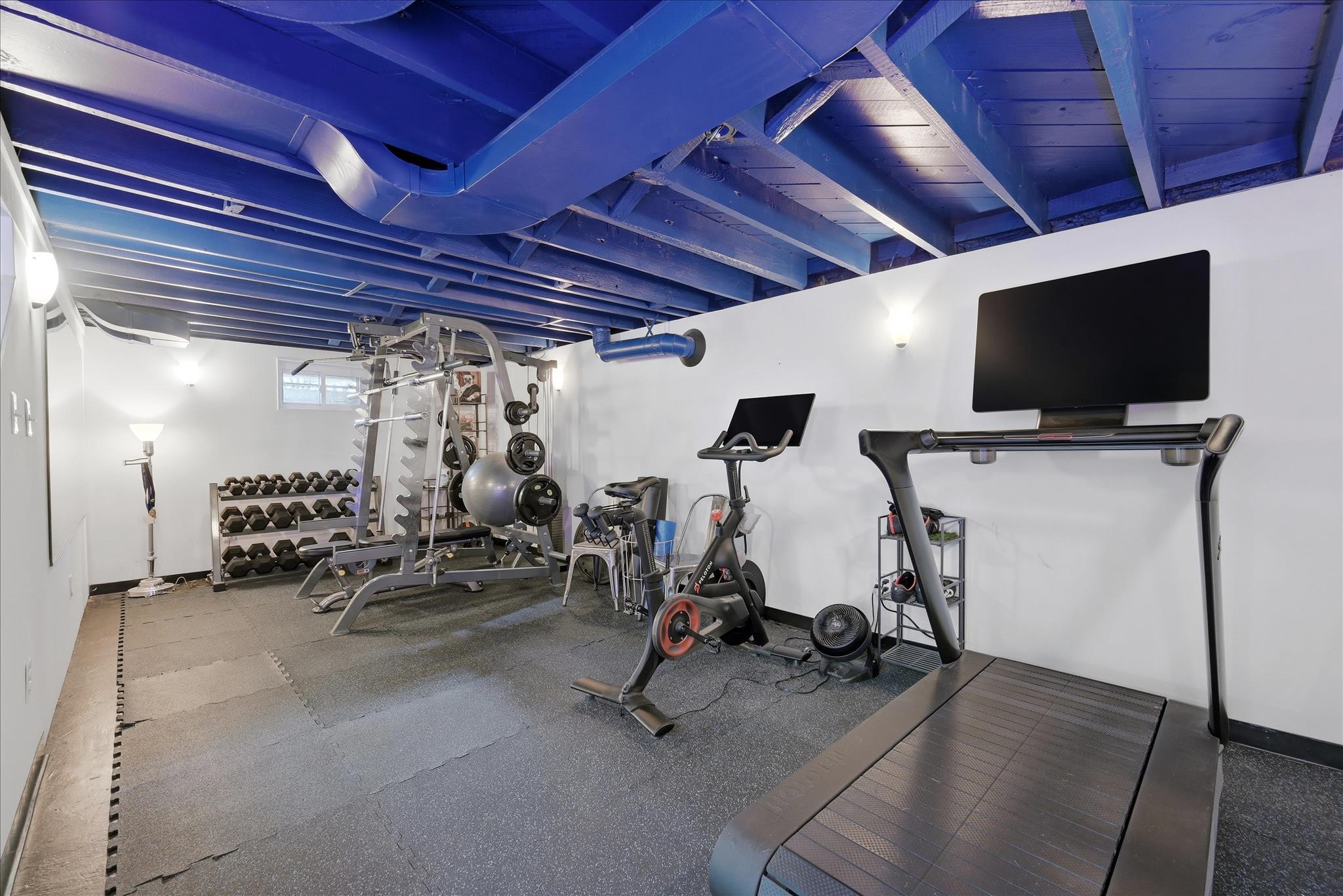 3312 Holloman Road Falls Church, VA 22042 - Photo 52 of 68 Gym Area w gym flooring