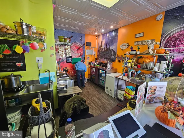 a view of retail shops