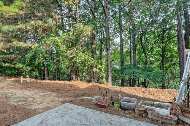 a view of an outdoor space and yard