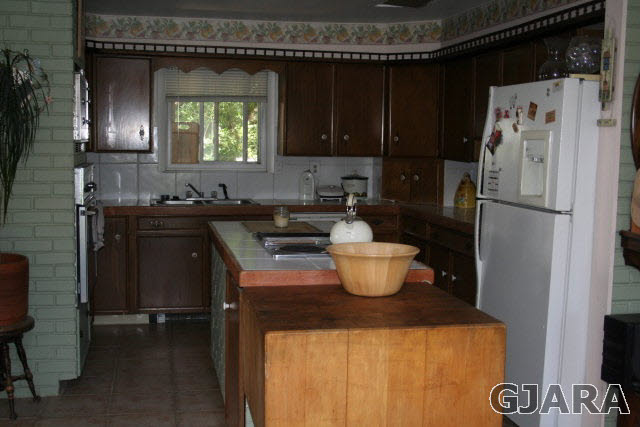 3839 G Road Palisade, CO 81526 - Photo 5 of 13 a kitchen with a refrigerator and a sink