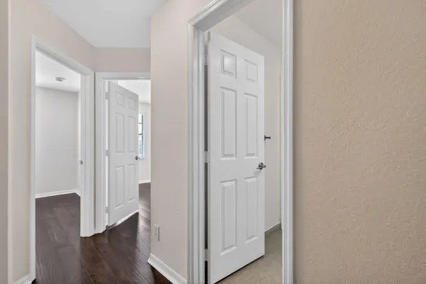 a view of a house with a door