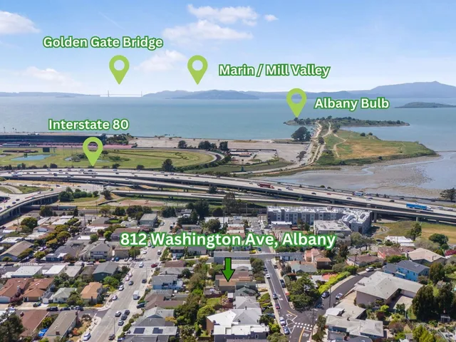 $1,088,000 | 812 Washington Avenue, Albany, CA 94706