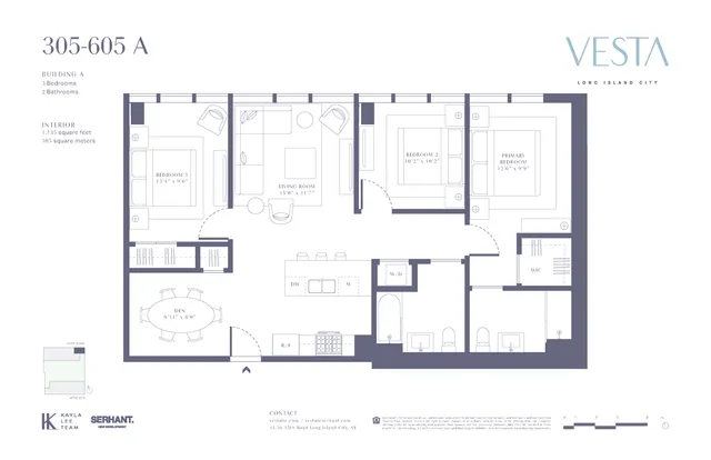 $1,985,000 | 11-36 45th Road, Unit 405A | Long Island City