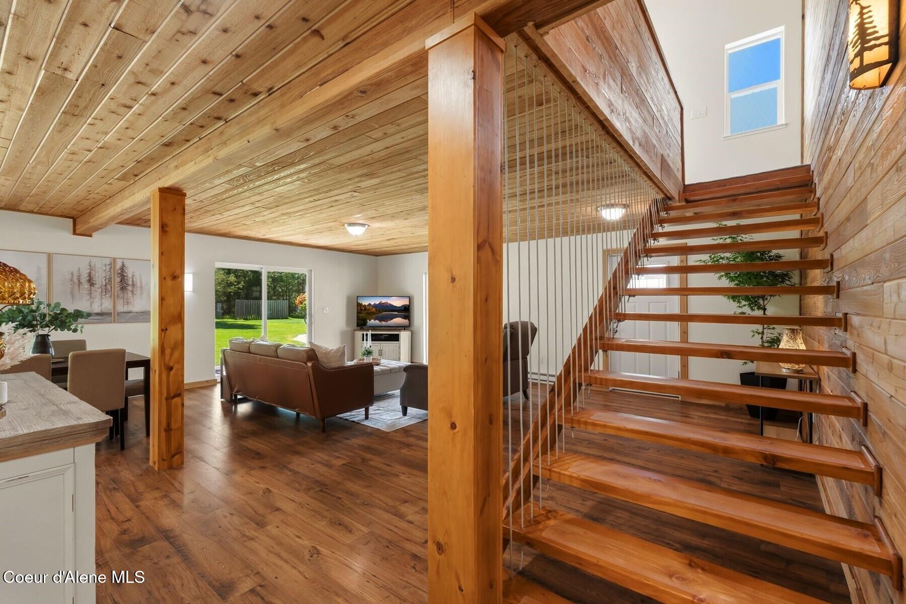 925 Lower Pack River Road Sandpoint, ID 83864 - Photo 22 of 48 Custom floating stairs