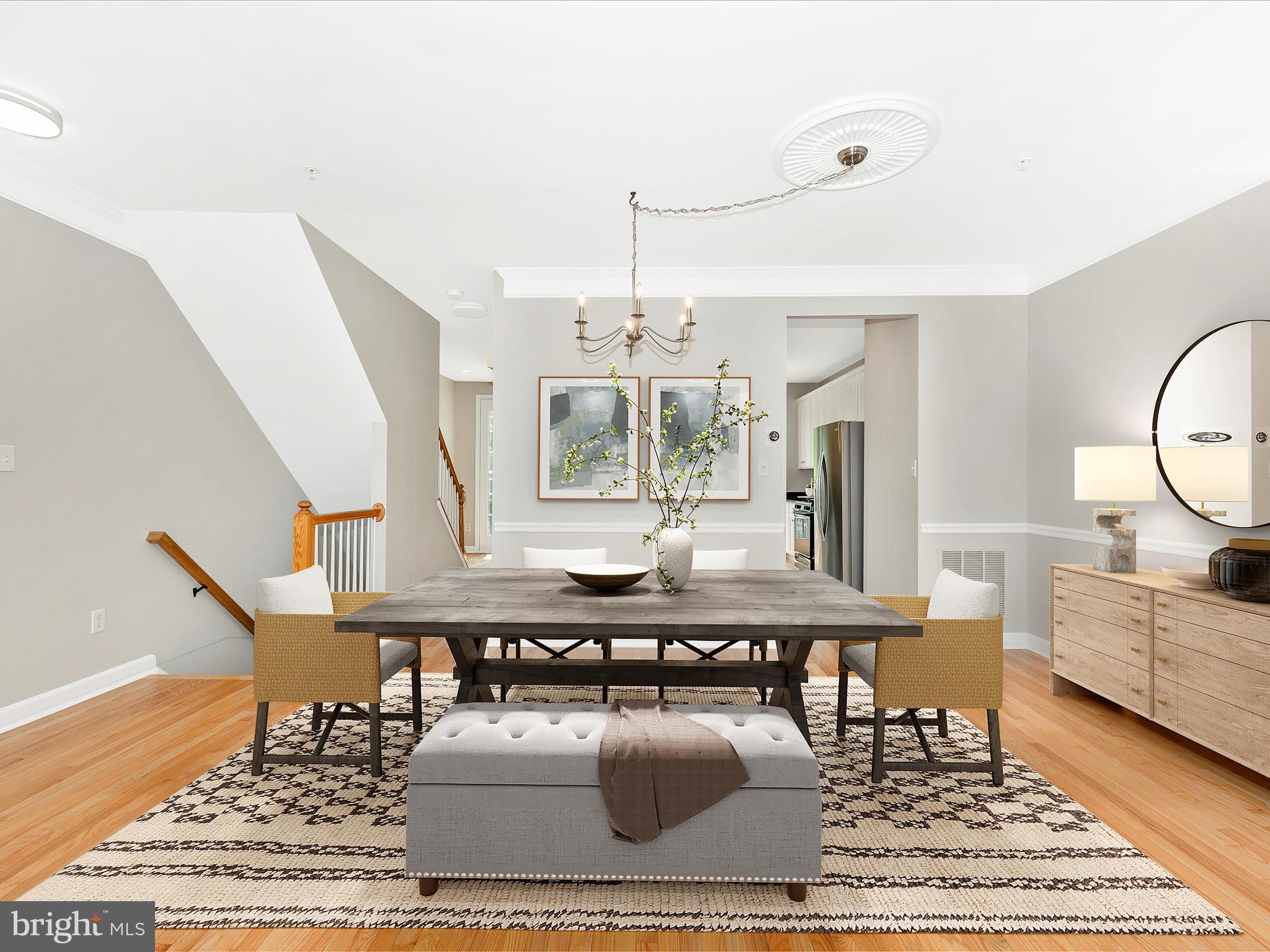 8828 Lew Wallace Road Frederick, MD 21704 - Photo 12 of 56 Dining Area Virtually Staged