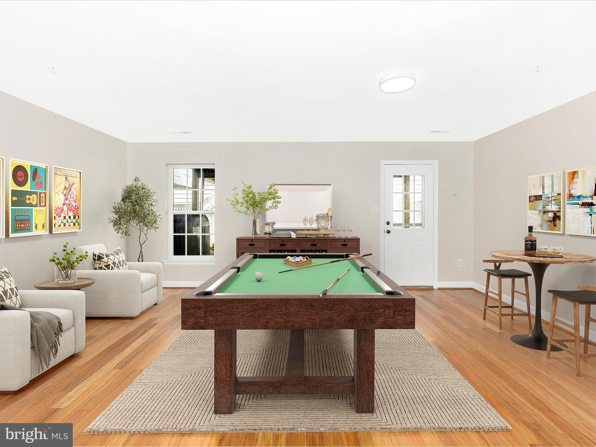 8828 Lew Wallace Road Frederick, MD 21704 - Photo 7 of 56 Lower Level Rec Room Virtually Staged