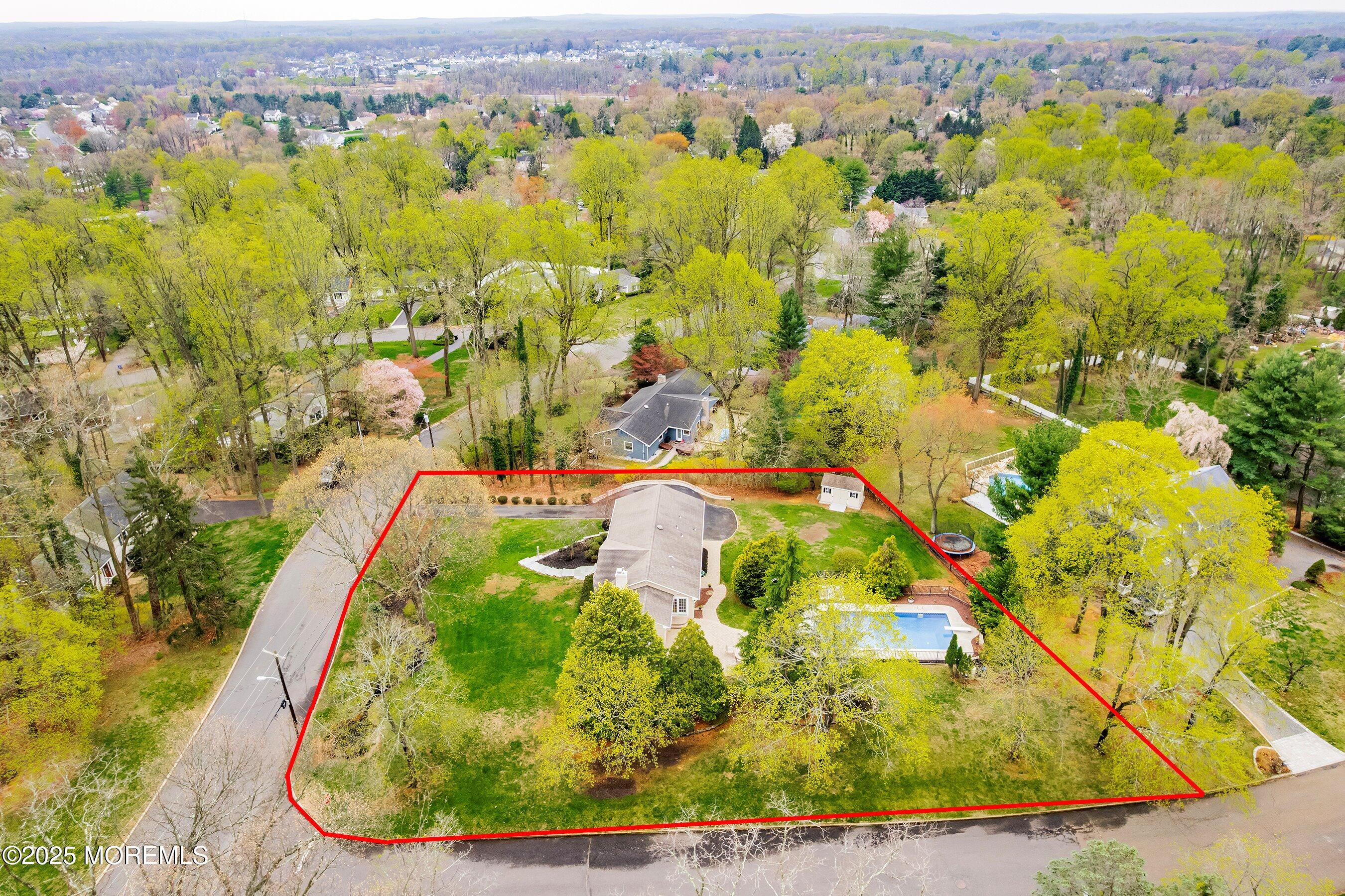 241 Pelican Road Middletown, NJ 07748 - Photo 54 of 59 63-Right Aerial outline