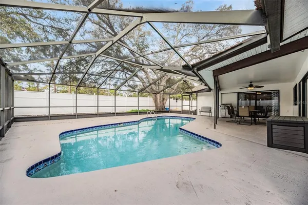a view of a swimming pool