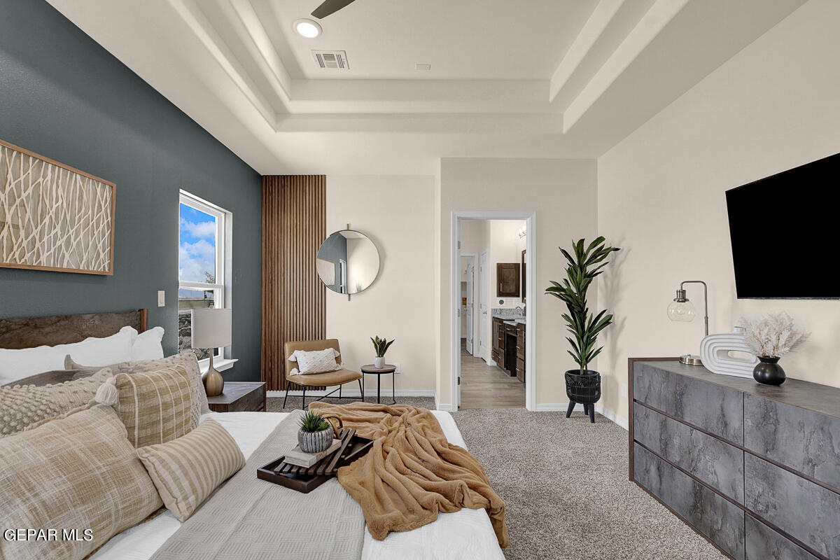 7625 Enchanted Ridge Drive El Paso, TX 79911 - Photo 47 of 57 a living room with furniture and a flat screen tv