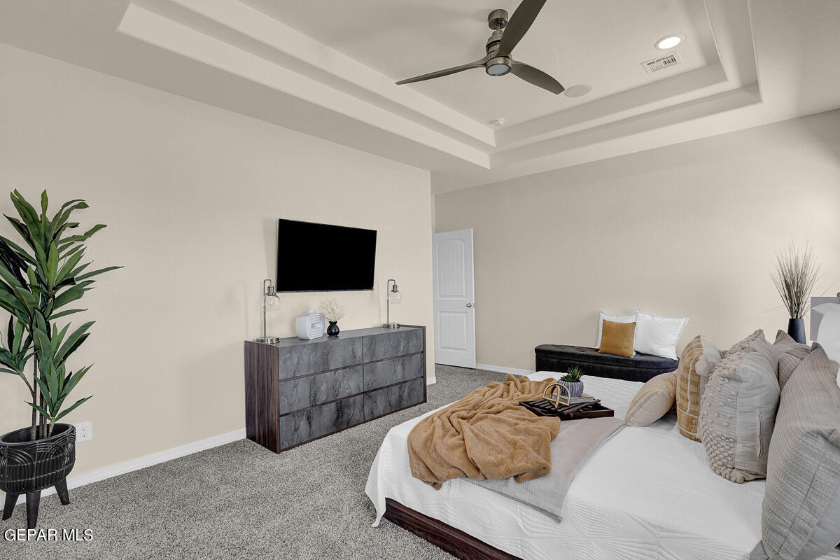 7625 Enchanted Ridge Drive El Paso, TX 79911 - Photo 49 of 57 a living room with furniture and a flat screen tv