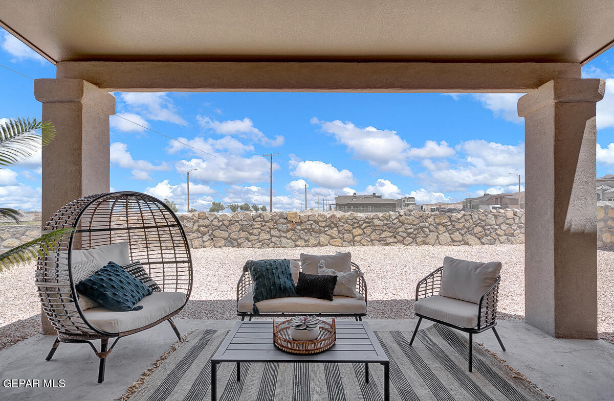 7625 Enchanted Ridge Drive El Paso, TX 79911 - Photo 56 of 57 a view of a balcony with furniture