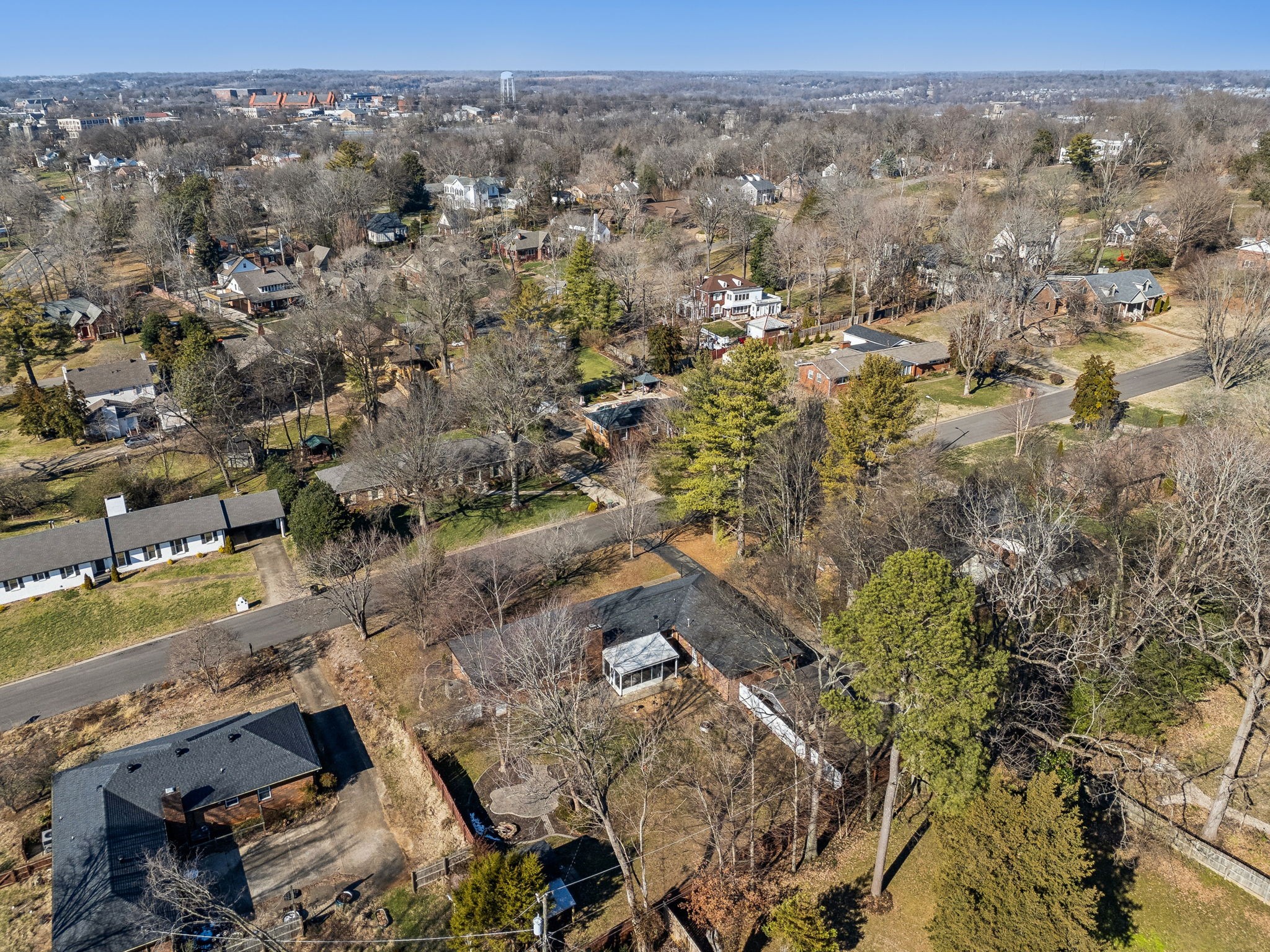 4 Trahern Terrace Clarksville, TN 37040 - Photo 59 of 66 an aerial view of residential houses with outdoor space