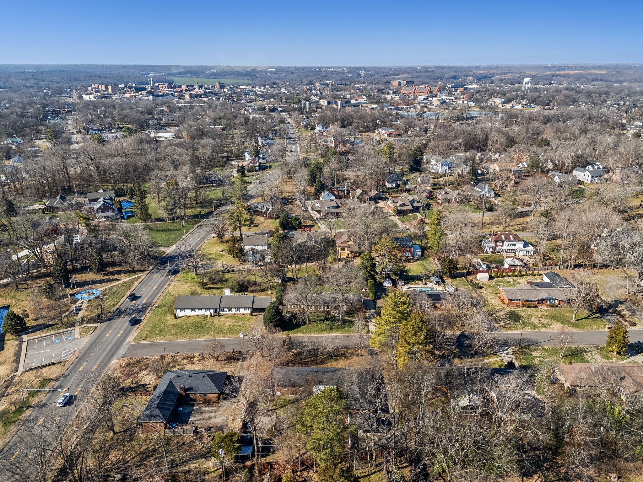 4 Trahern Terrace Clarksville, TN 37040 - Photo 60 of 66 an aerial view of residential building with trees