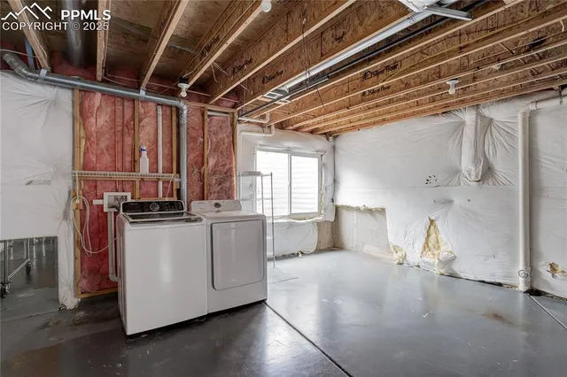 a room with storage and utility