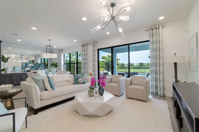a kitchen with a stove and a microwave