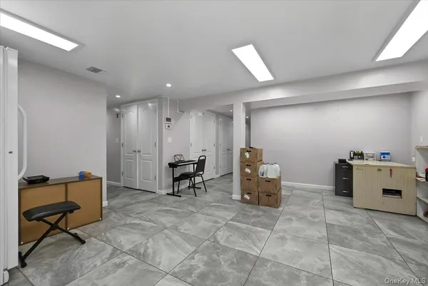 a room with storage and utility