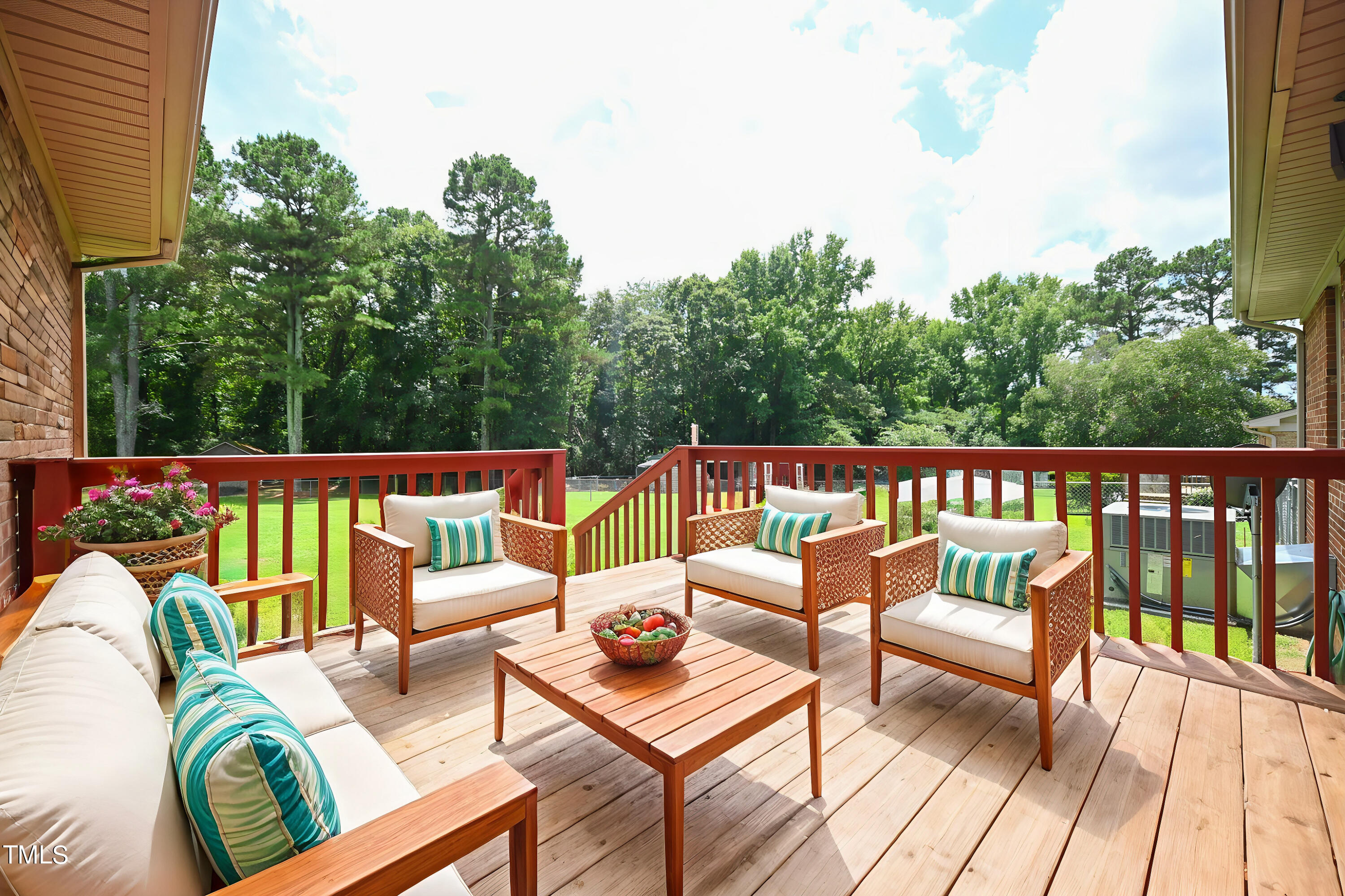 1015 Brick Mill Road Coats, NC 27521 - Photo 7 of 52 Brick Mill Back Deck