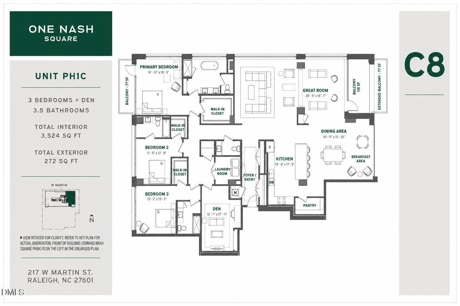217 West Martin Street, Unit PH1C Raleigh, NC 27601 - Photo 10 of 11