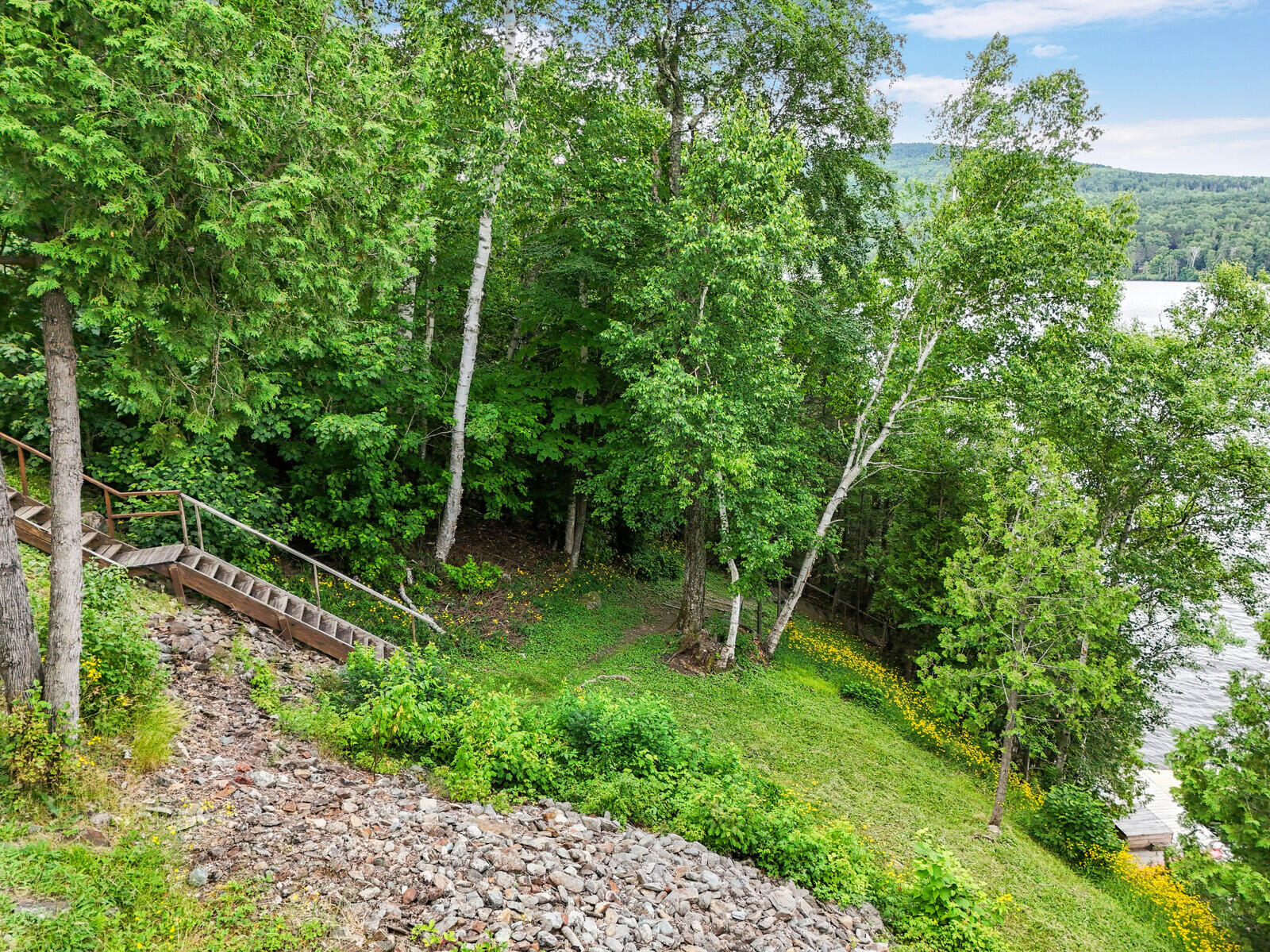 1972 Main Street Rangeley, ME 04970 - Photo 49 of 56 Stairs to Lake