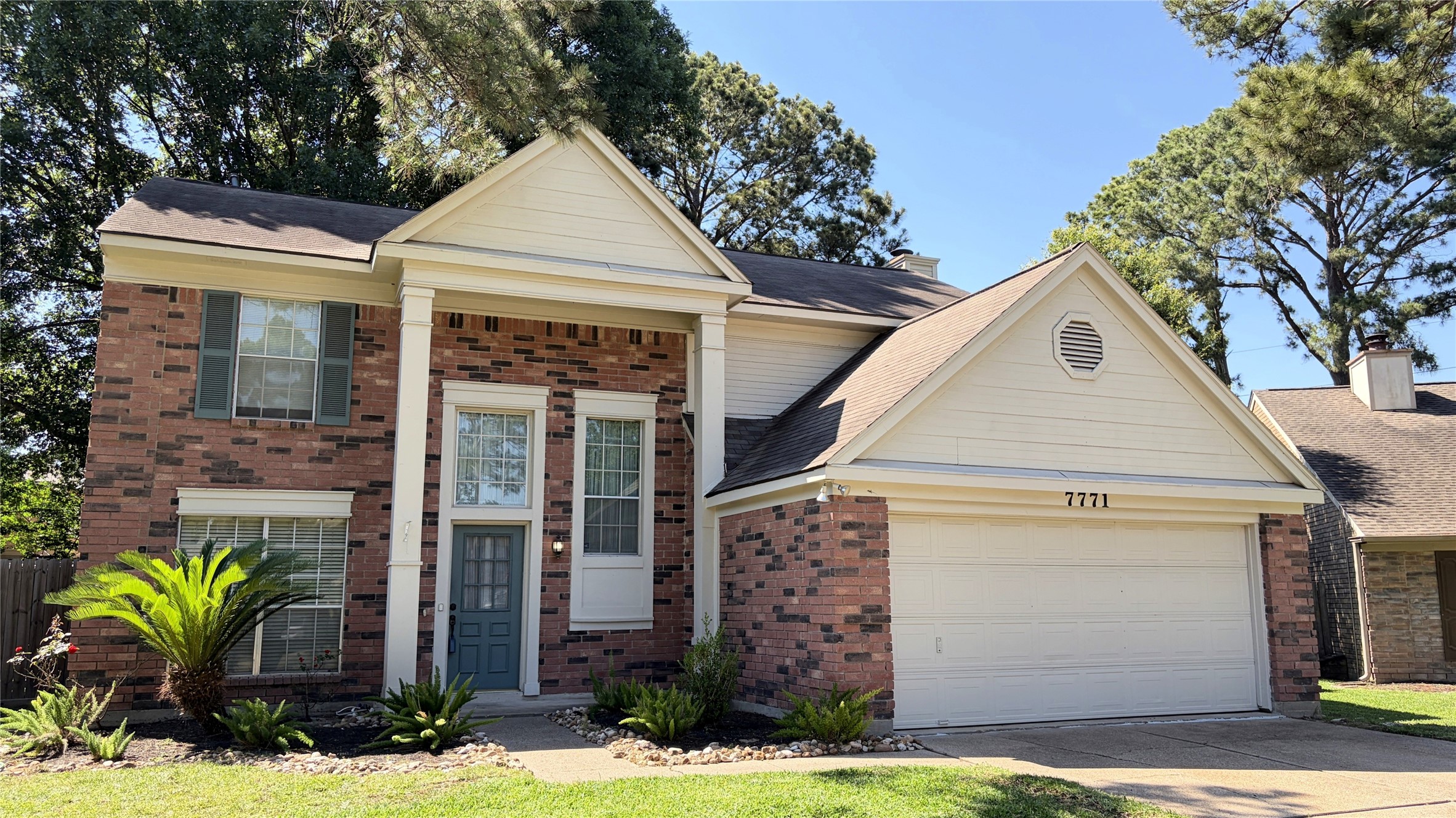 7771 Springville Drive Houston, TX 77095 - Photo 1 of 13 Charming brick façade with impressive curb appeal.