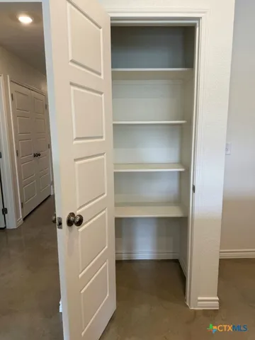 a view of an empty room