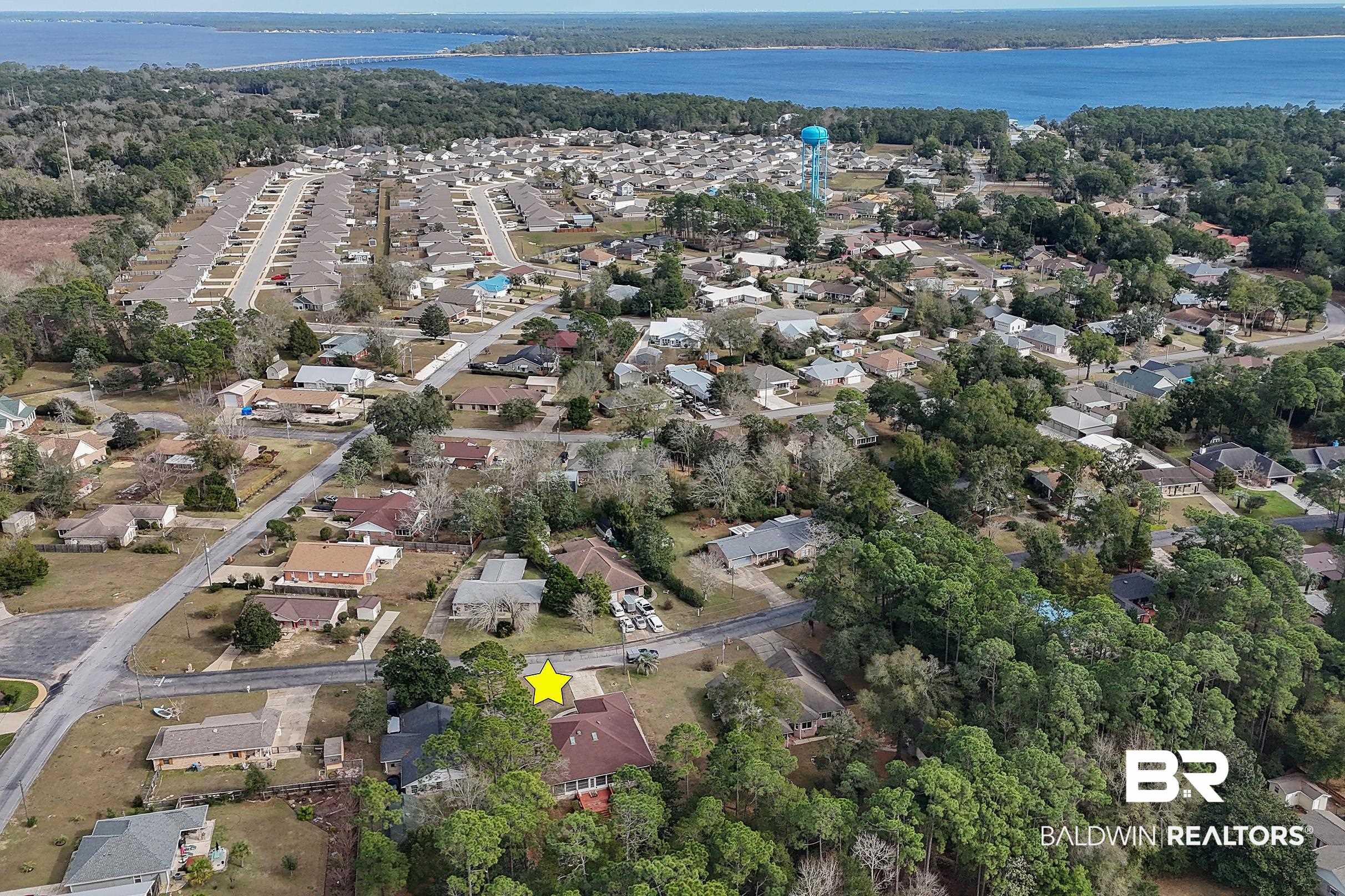 2674 Pine Ridge Drive Lillian, AL 36549 - Photo 27 of 42 View of property location with nearby suburban area and a large body of water