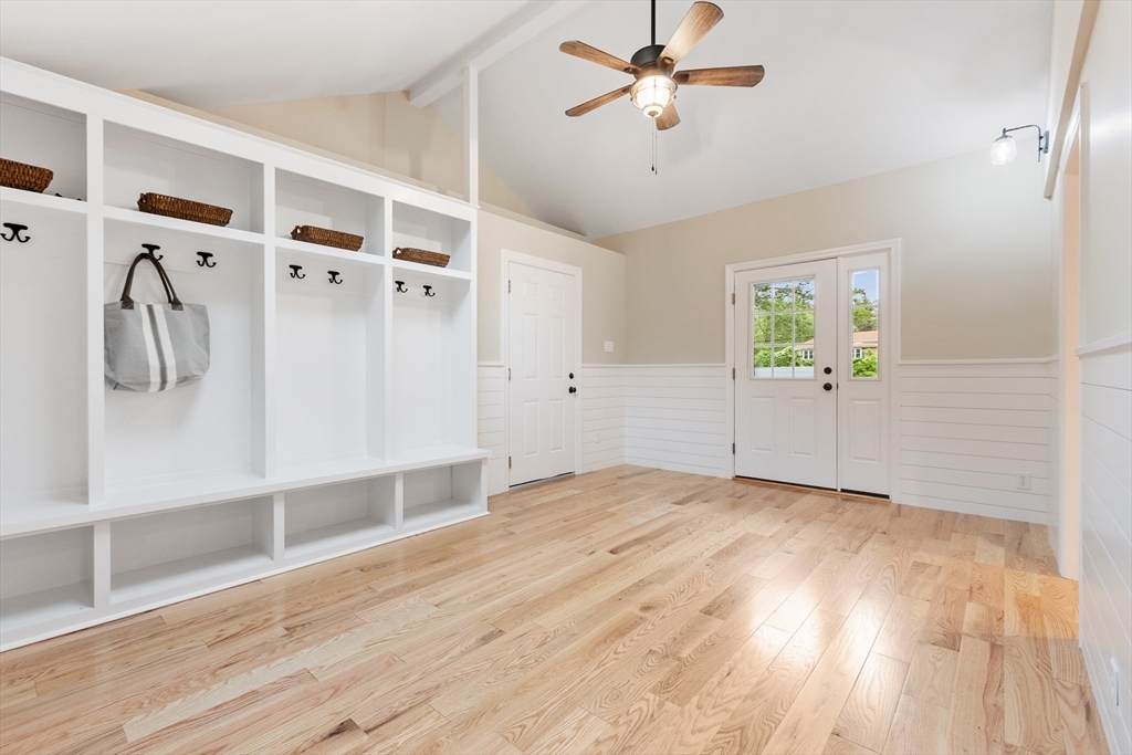 254 Taylor Road Stow, MA 01775 - Photo 22 of 42 a view of empty room with wooden floor and fan