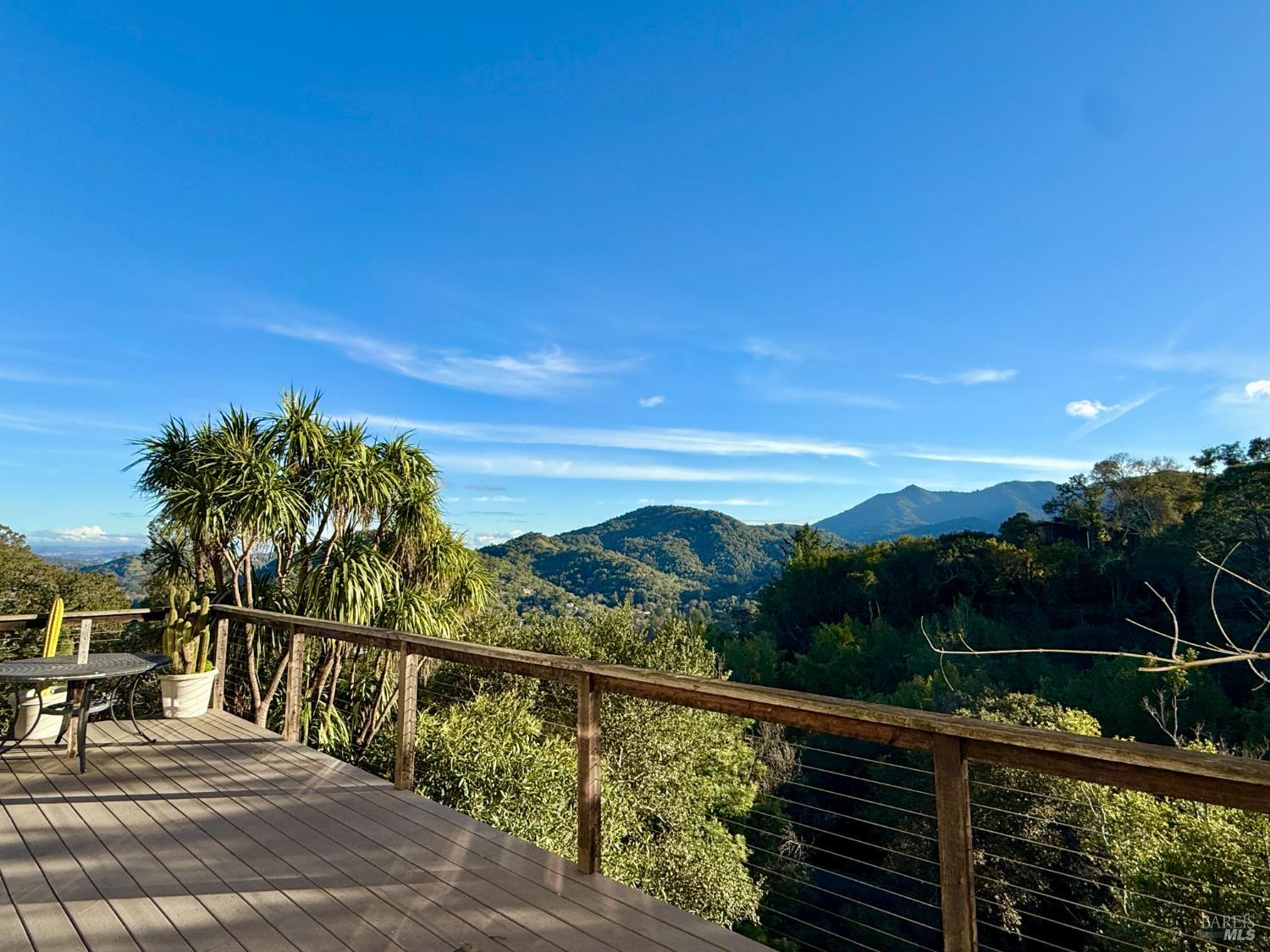 412 Scenic Road Fairfax, CA 94930 - Photo 3 of 24 Wide Top Deck View