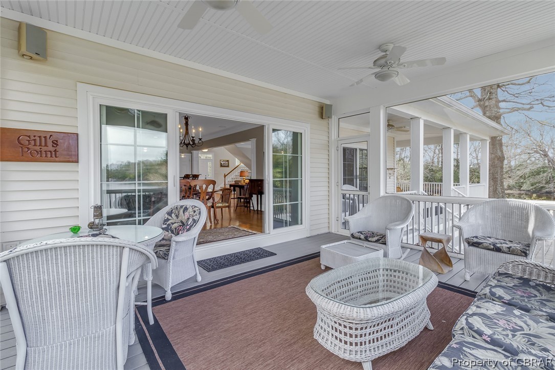 507 Sunnybank Road Reedville, VA 22539 - Photo 32 of 48 Screened Porch