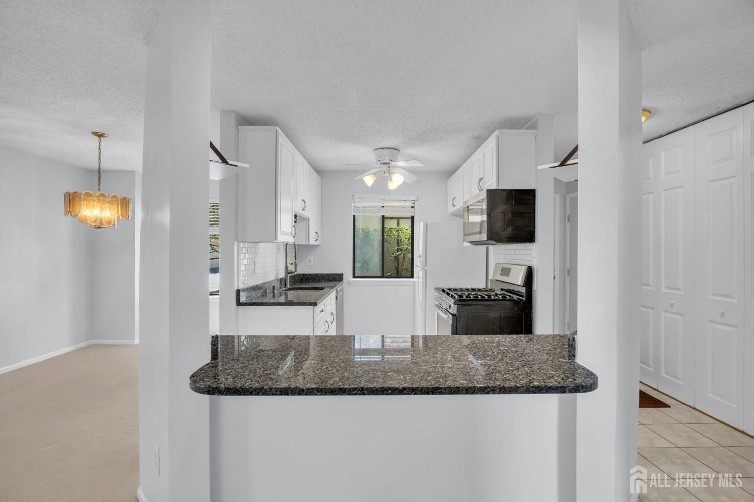 9 Carriage Place Edison, NJ 08820 - Photo 3 of 21 a view of kitchen with stainless steel appliances granite countertop a sink a stove and a refrigerator