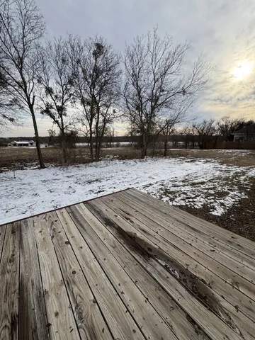 a view of a wooden space