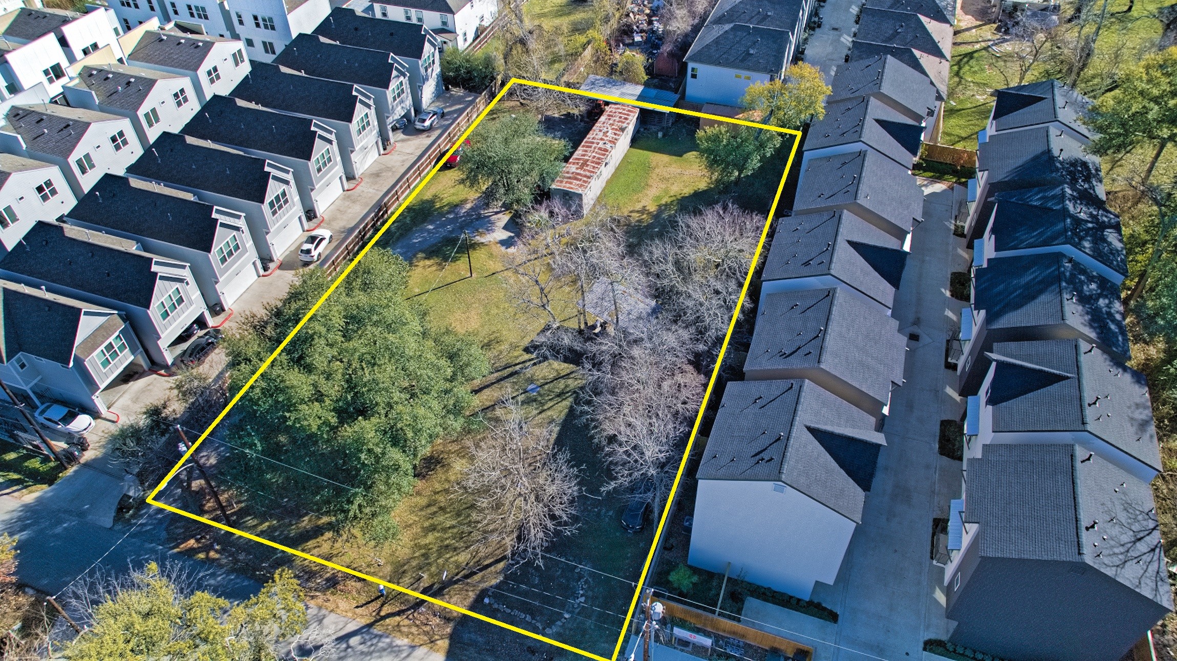 853 Rachel Street Houston, TX 77091 - Photo 3 of 19 Aerial view of 853 Rachel