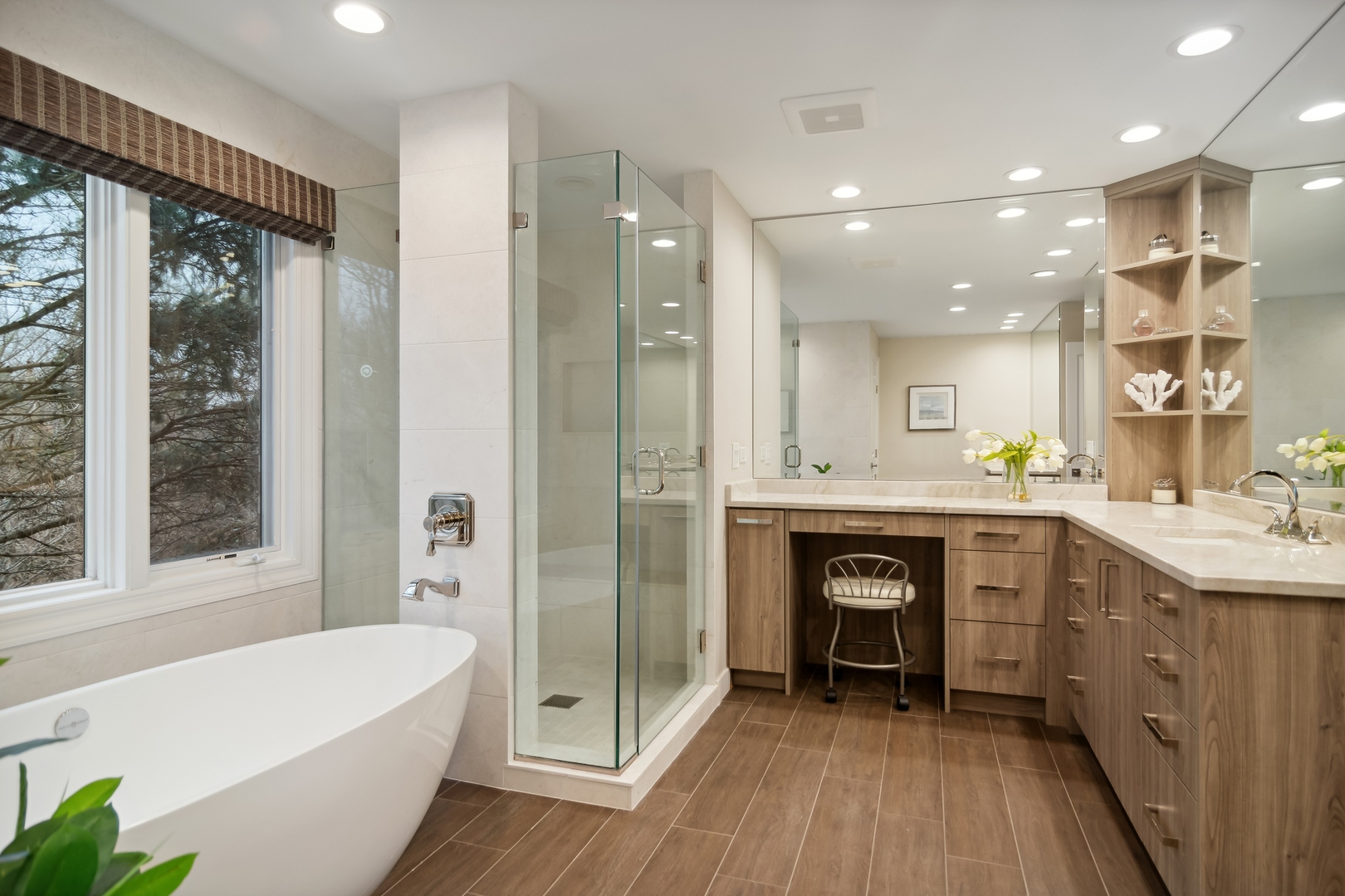1911 Sheridan Road Buffalo Grove, IL 60089 - Photo 15 of 33 a bathroom with a sink a toilet and shower